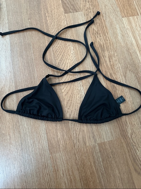 SKIMS Other - SKIMS Black Triangle String Bikini Top